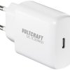 VOLTCRAFT UC-1C20W01 Ładowarka USB 20 W 1x USB-C® Fast Charge, Power Delivery 3.0 biały dom GaN