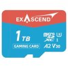 Karta SD 512 GB MicroSD, Exascend UHS 1 Gaming 85 °C -25 °C DDR200