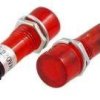Kontrolka 230Vac 6mm czerwony