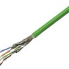 Przewód S/FTP Cat 6a Cu 23AWG PVC 20m zielony