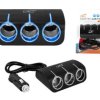 Rozgałęziacz gniazda zapalniczki AS6 LED 120W CB-14505