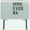 Kondensatory foliowe MMK 1 μF KEMET rozstaw: 10 mm 63 V dc 40V ac Otwór przelotowy ±5