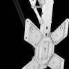 HL 40 WML TV ceiling bracket, motorised, can be tilted, 23