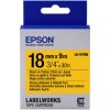 Epson C53S655010 Epson Label Cartridge Strong Adhesive LK-5YBW Black/Yellow 18mm