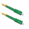 Patchcord światłowód 9/125 7m SM SC APC FTTH Zielony-Zielony
