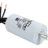 KONDENSATOR ROZRUCHOWY 1uF/450V 28x57mm Z PRZEWODAMI