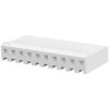 Socket housing, 10 pole, pitch 3.96 mm, straight, natural, 1-640250-0