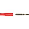 Mueller BU-P5170-2 Jack Plug Red Solder/Crimp 14-16 AWG PVC 1pc