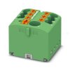 Blok rozdzielczy PTFIX 6/6X2,5 GN, zielone złącze przemysłowe - 6 punktów przyłączeniowych o przekroju 2,5mm2 /10szt./