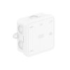 Puszka n/t odgałęźna 75x75x36mm IP55 A 8 biała pure white 2000075 /10szt./