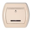 TREND Wyłącznik hotelowy beżowy 1SH-1 KARLIK