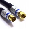 Kabel Antenowy Wtyk TV - Wtyk F Vitalco 3m Ak60