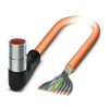 Przewód zasilający Phoenix Contact 1622233 8 Core 2 m Poliuretan, Sheath Pomarańczowy 15.5 mm OD, 630V 105 °C