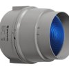 Lampa sygnalizacyjna Werma 890 Ciągły Niebieski Włókno 230V Podstawa, Ściana IP65