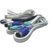 Vertiv Avocent CBL0149, 3 m, USB, USB, DVI-D, USB, 2-DVI-D, 2-USB, 1-3.5mm