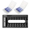 Ładowarka do akumulatorów R03/AAA i R6/AA Li-ion 1,5V / NiMH Xtar BC8 + 8x Akumulator Xtar R03/AAA 1,5V Li-ion 680mAh