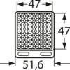 Reflector, 47 x 47 mm for sensors, 5304812