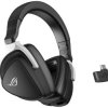 Asus Delta S Wireless Słuchawki wokółuszne Bluetooth 7.1 Surround czarny redukcja szumów mikrofonu, Wyciszanie hałasów w