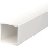 Cable duct, (L x W x H) 2000 x 40 x 40 mm, PVC, pure white, 6191126, 1 piece with 2 meters