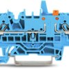 2-wire disconnect and measuring terminal, spring-clamp connection, 0.25-4.0 mm², 1 pole, 16 A, 6 kV, blue, 2002-1674/401-000