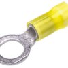 Zacisk oczkowy rozmiar przewodu 6mm² Ø , M8 izolowany średnica wew 8.3mm Żółty TE Connectivity