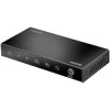 LogiLink HD0066 HDMI Splitter 2-Port 4K 60Hz HDR Downscaler Steel Case Black