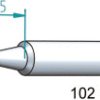 Grot lutowniczy ołówkowy Ersa do I - Narzędzie Stożkowa 0,7 mm Serie 102