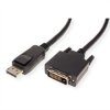 VALUE Kabel DisplayPort męski DP - DVI-D męski, czarny, 5 m