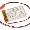 Akumulator; Li-Po; 503448; 3,7V; 800mAh; 5x34x48mm; Zabezpieczenie PCM; konektor+ gniazdo 2,54*2piny; AKYGA; RoHS