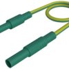 Hirschmann Test & Measurement MAL S GG-B 100/2,5 ge/gn Przewód pomiarowy bezpieczny złącze męskie bezpieczeństwa 4mm złą