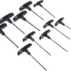 Zestaw kluczy Torx typu T, 10 szt., RS PRO