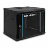 Qoltec Szafa RACK 19 9U 600 x 500 x 450 Hartowane drzwi Wisząca Stalowa obudowa Zamek Czarna