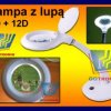 Lampa z lupą 3D+12D - profesjonalna biurkowa