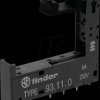 93.11.0 Relay base for: FIN 34.51/.81, black