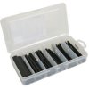 Velleman Set of thermal shrink tubes - black with glue 10cm - 85 pcs. - in storage box