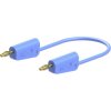 Stäubli 641031-05023 LK-4A-F10 test lead 50 cm blue stackable 4 mm plugs