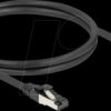 80571 Cat.8.1 patch cable, S/FTP, 1m, black
