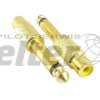 Wtyk Jack 6,3mm - gniazdo RCA cinch złocone