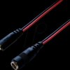 DC extension, plug/coupler, 2.5 mm, 3.0 m