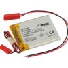 Akumulator; Li-Po; LP304050; 3,7V; 600mAh; 3.0x40x50mm; Zabezpieczenie PCM; konektor+ gniazdo 2,54*2piny; AKYGA; RoHS