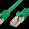 10.0m Patch cable,Cat.7 raw cable, green, RJ45