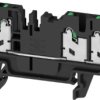 Through terminal block, snap-in, 2.5 mm², 24 A, 8 kV, black, 3109240000