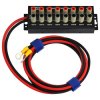 F-1028 Wired Banana Jack 8 Outlet DC Power Distribution Strip Box
