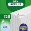 677387 Swiffer DRY REFILLS floor cloths, 72 cloths