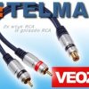 Adapter gn RCA - 2x wtyk RCA cinch VEOZ VE-2630