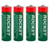 4 x baterie AA / R6 Rocket (taca)