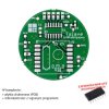 Węzeł pomiarowy temperatury RFM12B - PCB i mikroprocesor do projektu AVT 5635