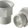 Bopla TZP 29 (12091739) - Anti-kink protection pressure screws TZP, polyamide, light grey, for half cable glands