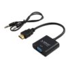 Adapter Savio Cl-23/B (Hdmi M - D-Sub (Vga) F 0,20M Kolor Czarny)