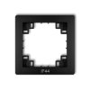 Ramka pośrednia do łączników IP44 czarny mat 12DRPH